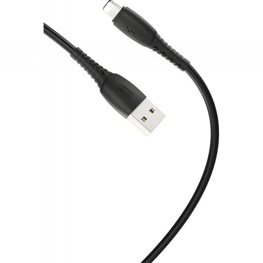Kabl za podatke i punjenje USB-A - Lightning XO Design NB-P163, 18W, 1m, Crni