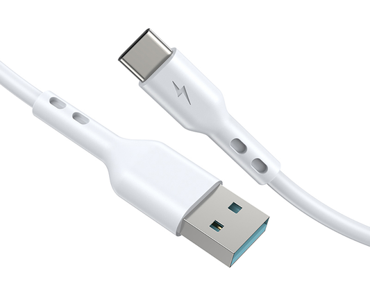 Kabl za podatke i punjenje USB-A - USB-C BWOO X172C, 60W, 1m, Bela