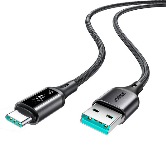 Kabl za podatke i punjenje USB-A - USB-C Joyroom S-A60 StarTalk, 18W, 1.2m, Crni