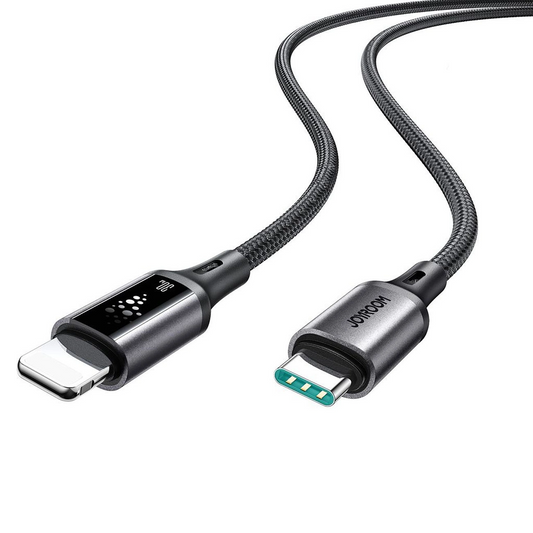 Kabl za podatke i punjenje USB-C - Lightning Joyroom S-A60 StarTalk, 30W, 1.2m, Crni