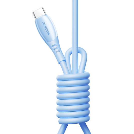 Kabl za prenos podataka i punjenje USB-C - Lightning Joyroom S-A59 Vibrant, 30W, 1.2m, Plavi