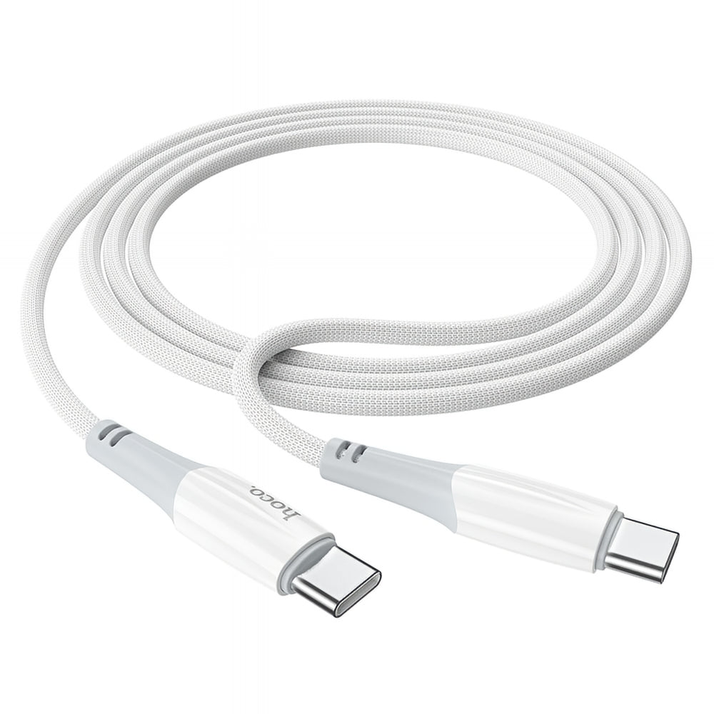 Kabl za podatke i punjenje USB-C - USB-C HOCO X70, 60W, 1m, Beli