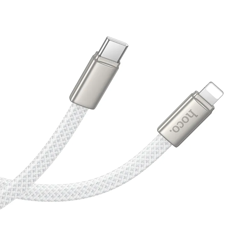 Kabl za podatke i punjenje USB-C - Lightning HOCO X125, 30W, 1m, Beli