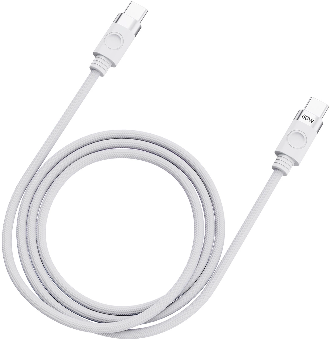 Kabl za prenos podataka i punjenje USB-C - USB-C Orico CDX, 60W, 1m, Bela