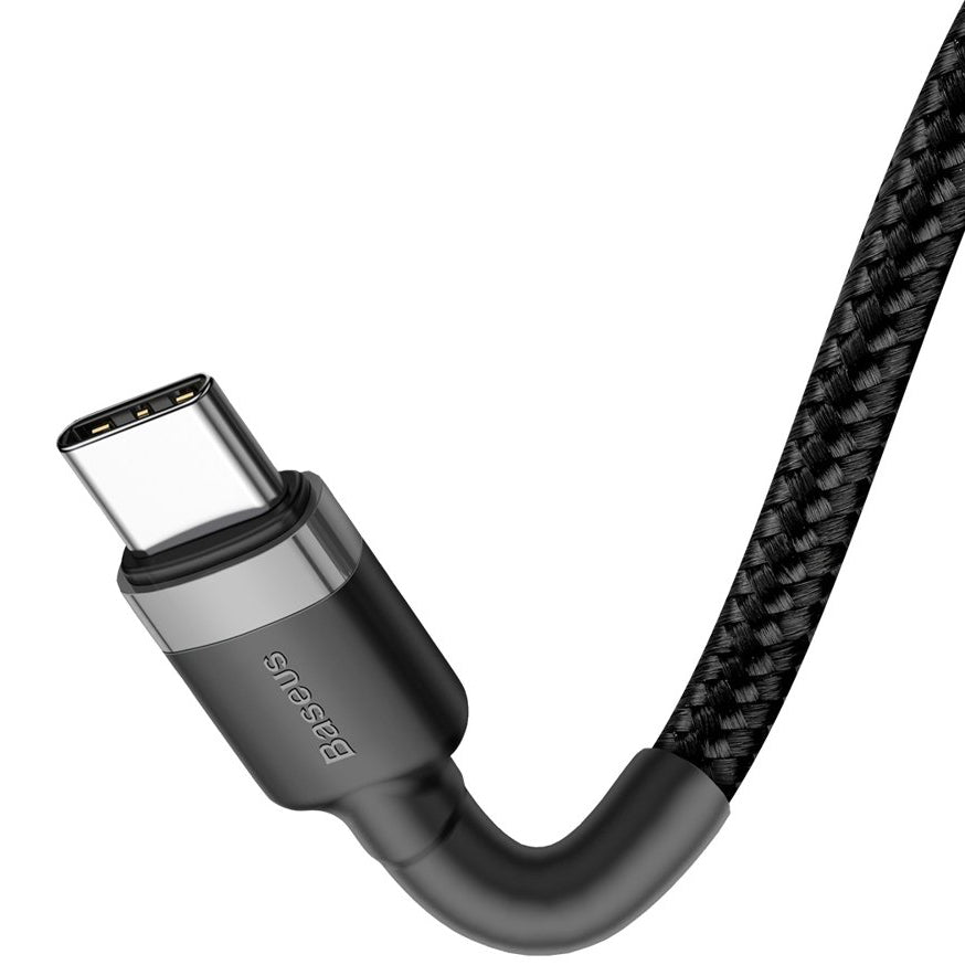 Kabl za Prenos Podataka i Punjenje USB-C - USB-C Baseus Cafule, 60W, 2m, Crni CATKLF-HG1