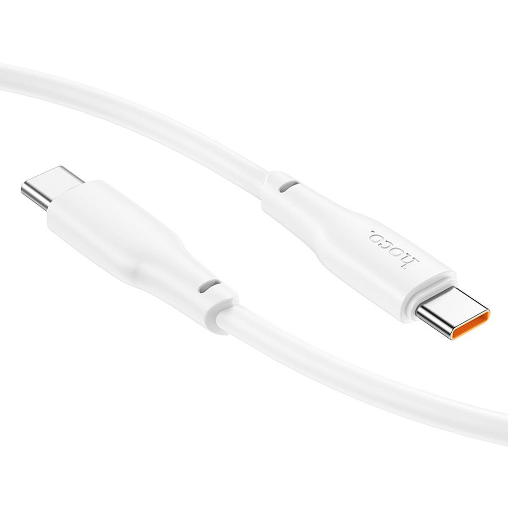 Kabl za Prenos Podataka i Punjenje USB-C - USB-C HOCO X93, 100W, 1m, Beli