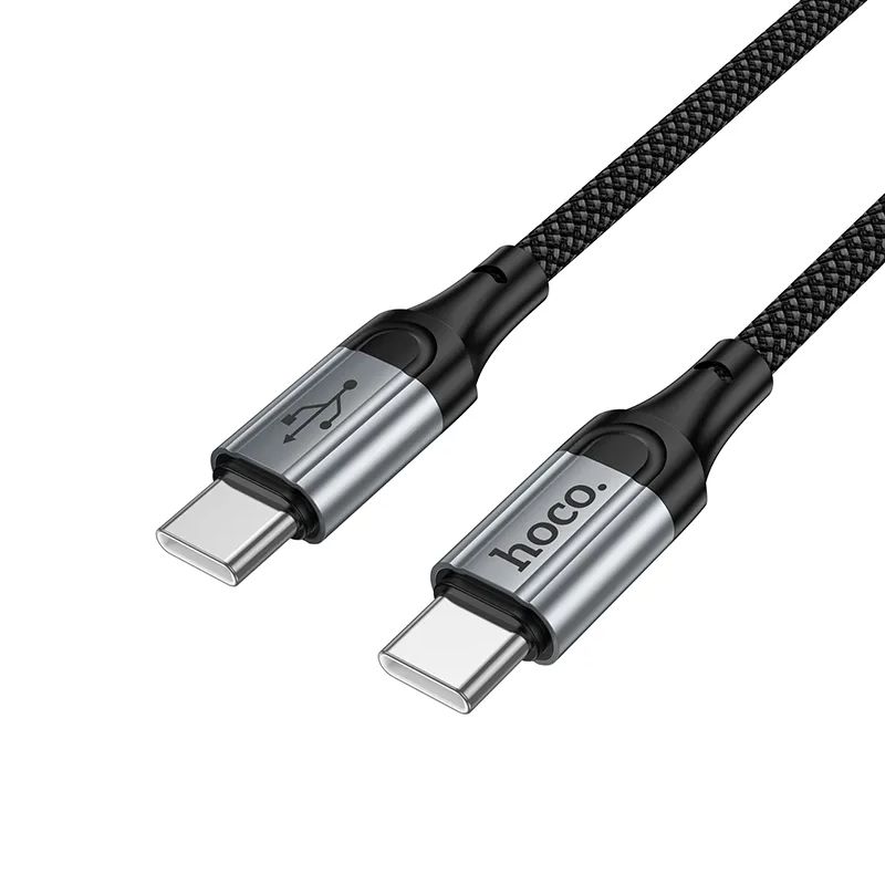 Kabl za podatke i punjenje USB-C - USB-C HOCO X121, 60W, 1.5m, Crni