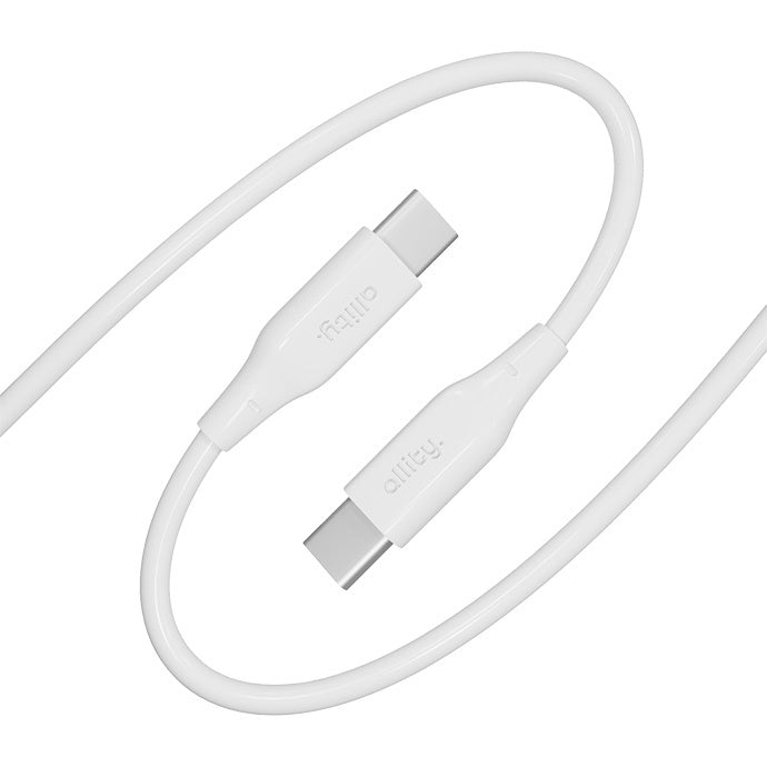 Kabl za podatke i punjenje USB-C - USB-C Allity. AUC-02, 100W, 2m, Bela