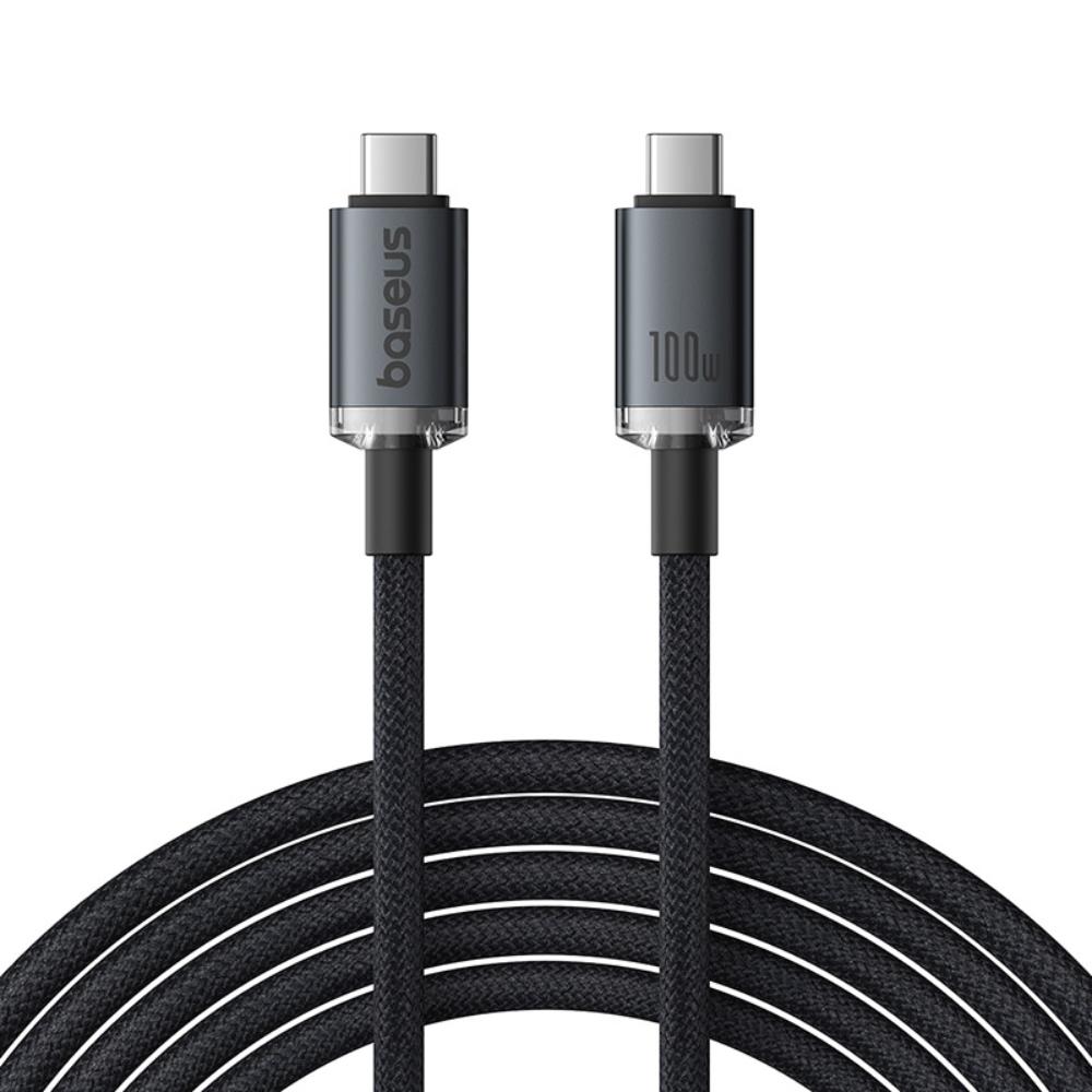 Kabl za podatke i punjenje USB-C - USB-C Baseus Crystal Shine Series, 100W, 1.5m, Crni P10318204111-00