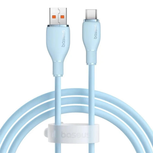 Kabl za Podatke i Punjenje USB-A - USB-C Baseus Pudding, 100W, 1.2m, Plavi P10355703311-00