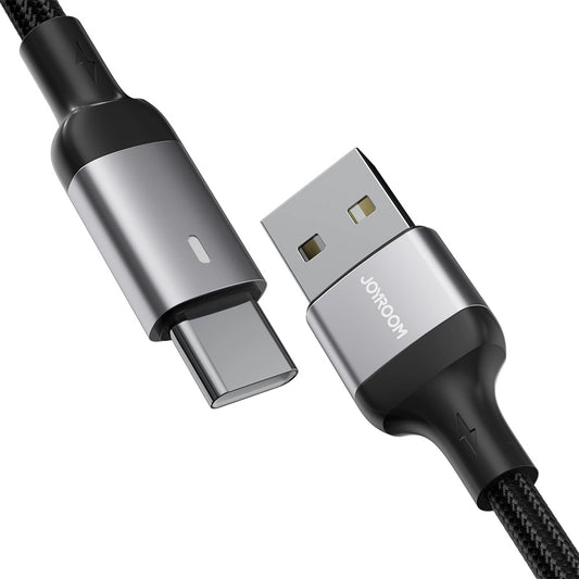 Kabl za prenos podataka i punjenje USB-A - USB-C Joyroom A10, 18W, 1.2m, Crni
