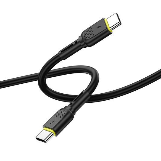 Kabl za podatke i punjenje USB-C - USB-C WiWu Wi-C034, 60W, 1.2m, Crni