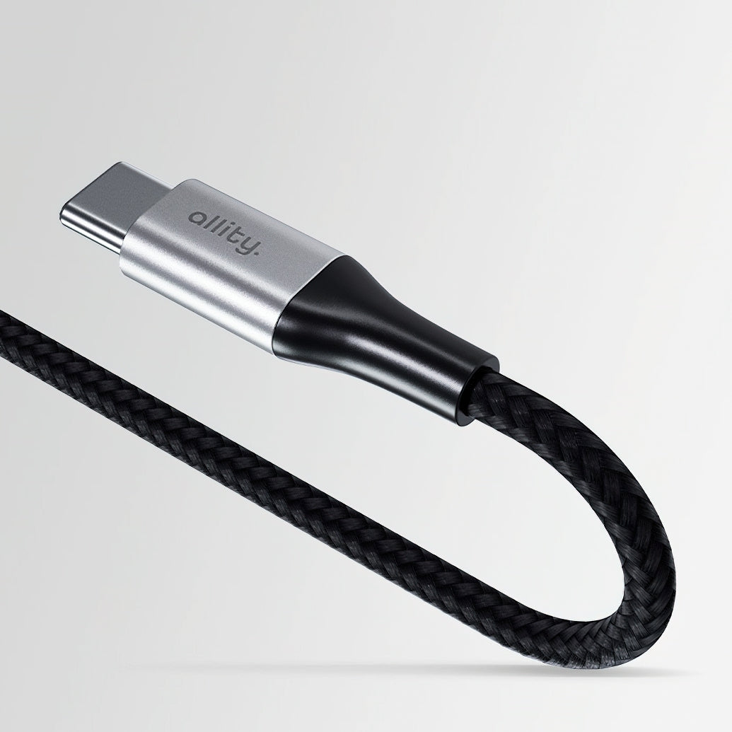 Kabl za prenos podataka i punjenje USB-C - USB-C Allity. AUC-01, 100W, 2m, Crni