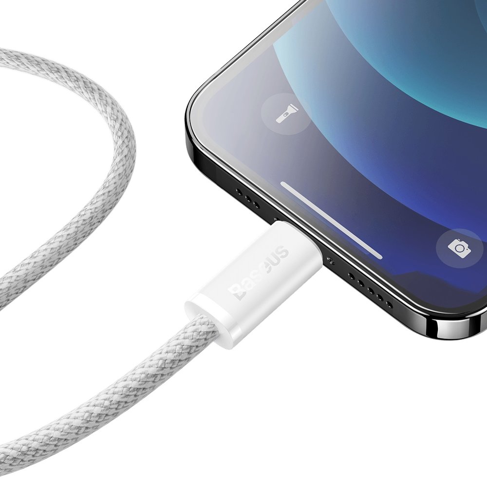 Kabl za Prenos Podataka i Punjenje USB-C - Lightning Baseus Dynamic Fast Charging, 20W, 2m, Beli CALD000102