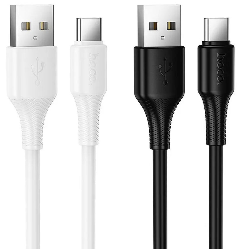 Kabl za podatke i punjenje USB-A - USB-C HOCO X120, 60W, 1m, Bel