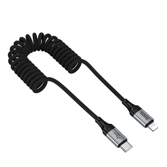Kabl za podatke i punjenje USB-C - Lightning HOCO X121, 27W, 1.5m, Crni