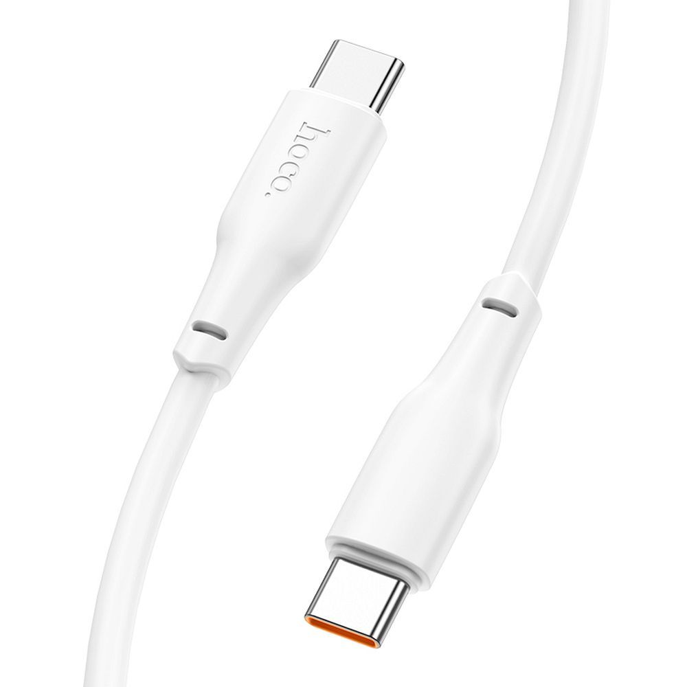 Kabl za Prenos Podataka i Punjenje USB-C - USB-C HOCO X93, 100W, 1m, Beli