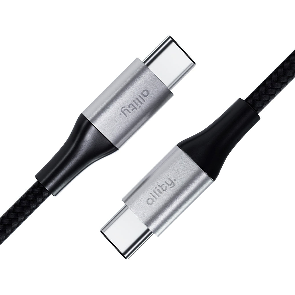 Kabl za prenos podataka i punjenje USB-C - USB-C Allity. AUC-01, 100W, 2m, Crni