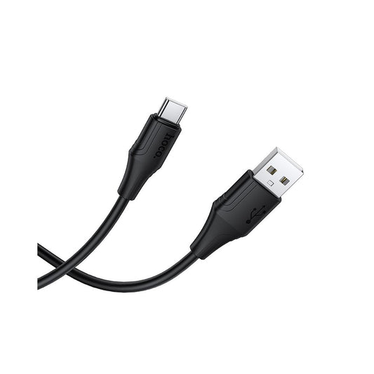 Kabl za podatke i punjenje USB-A - USB-C HOCO X124, 18W, 1m, Crni