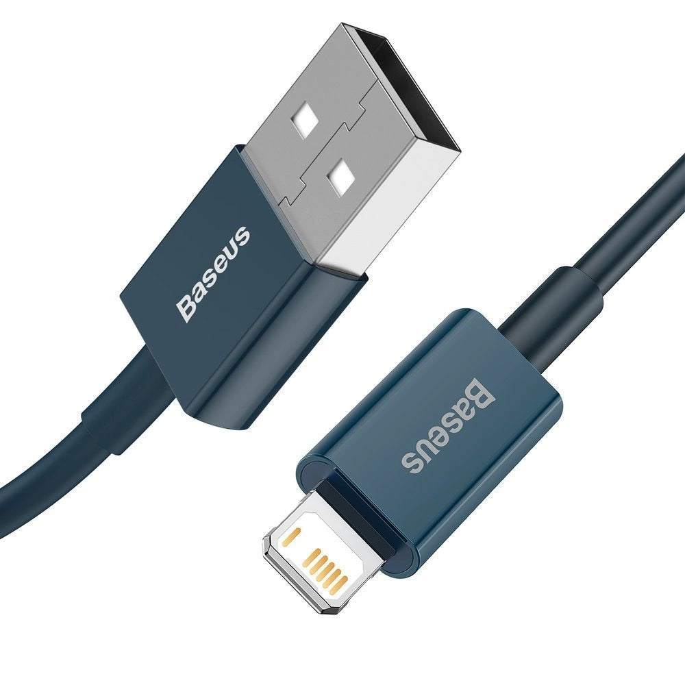 Kabl za Prenos Podataka i Punjenje USB-A - Lightning Baseus Superior Series, 20W, 1m, Plavi CALYS-A03