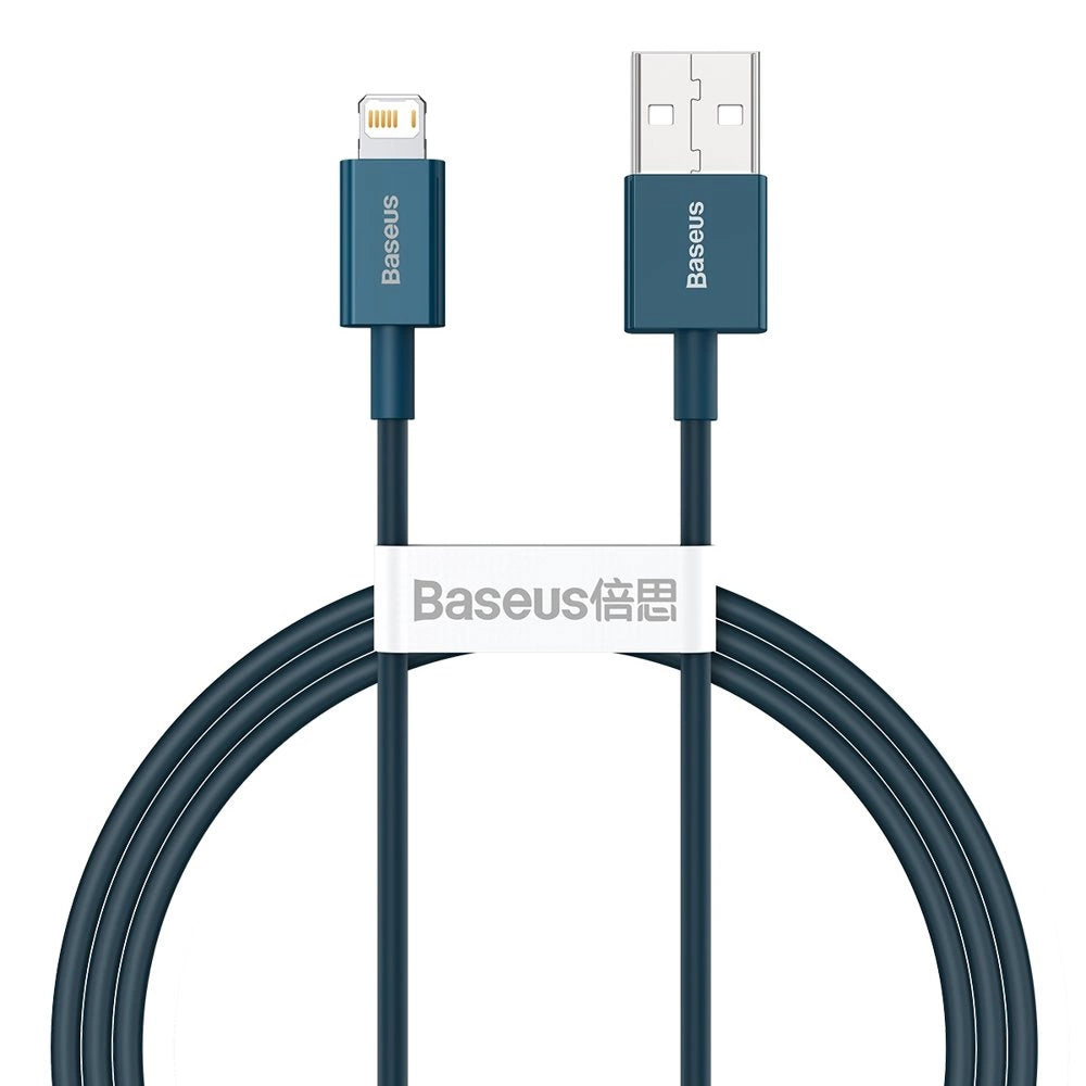 Kabl za Prenos Podataka i Punjenje USB-A - Lightning Baseus Superior Series, 20W, 1m, Plavi CALYS-A03
