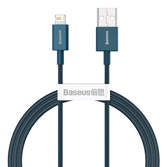 Kabl za Prenos Podataka i Punjenje USB-A - Lightning Baseus Superior Series, 20W, 1m, Plavi CALYS-A03