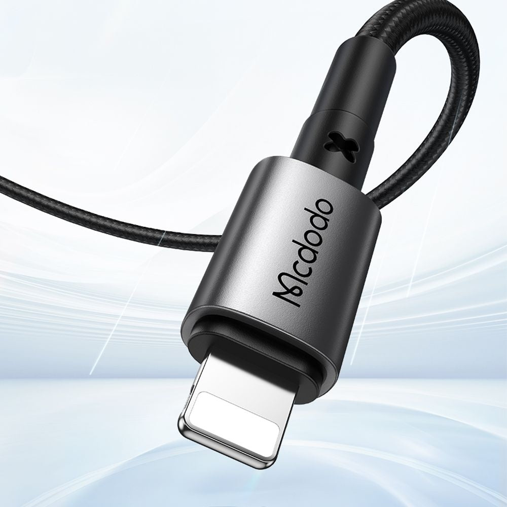 Kabl za podatke i punjenje USB-A - Lightning McDodo CA-3580, 18W, 1.2m, Crni