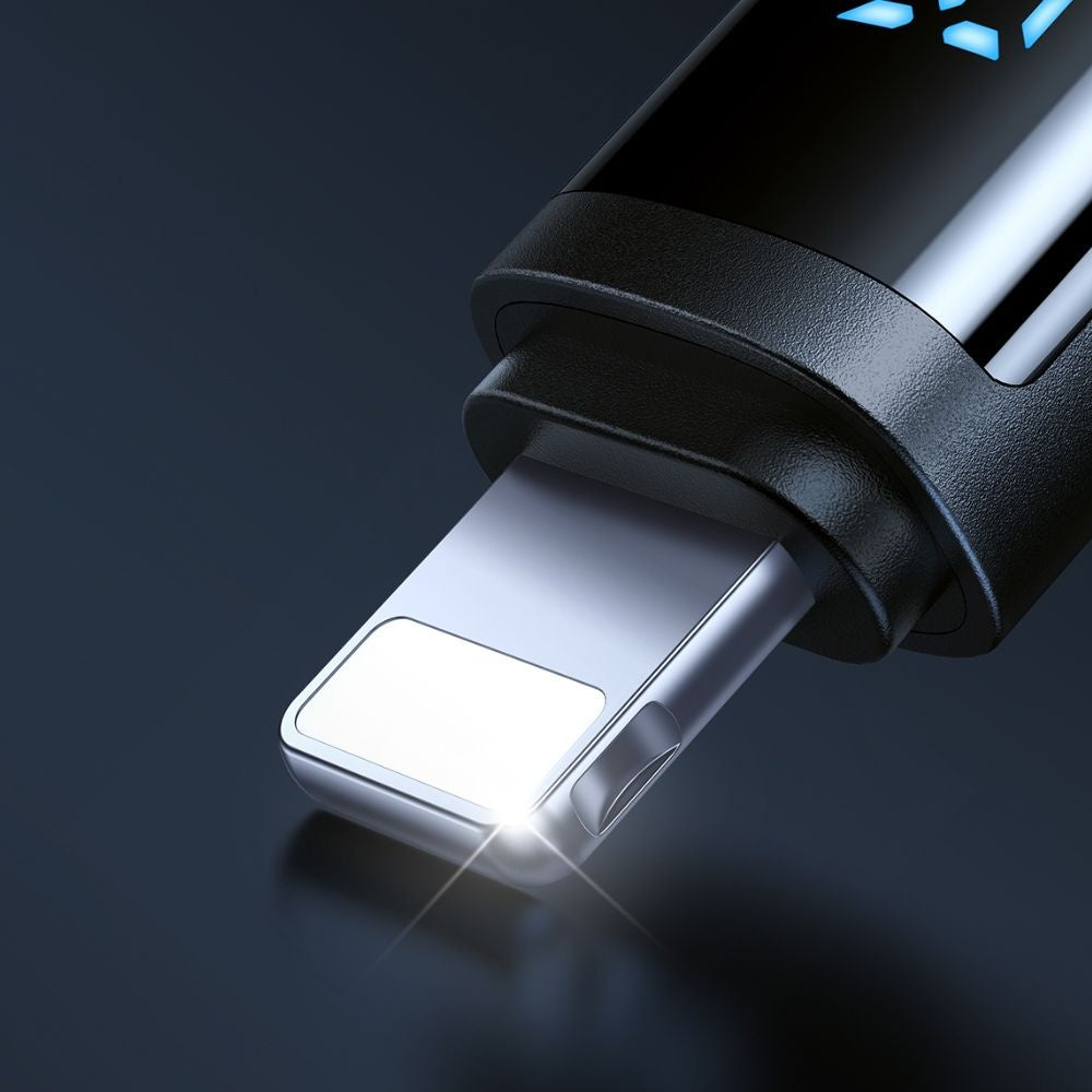 Kabl za prenos podataka i punjenje USB-A - Lightning McDodo CA-5000 Bat Display, 18W, 1.2m, Crni