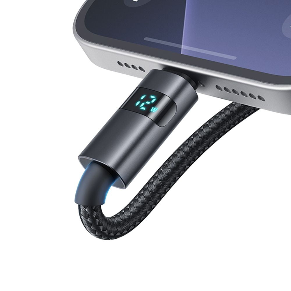 Kabl za Podatke i Punjenje USB-A - Lightning McDodo CA-6490 Display, 18W, 1.2m, Crni