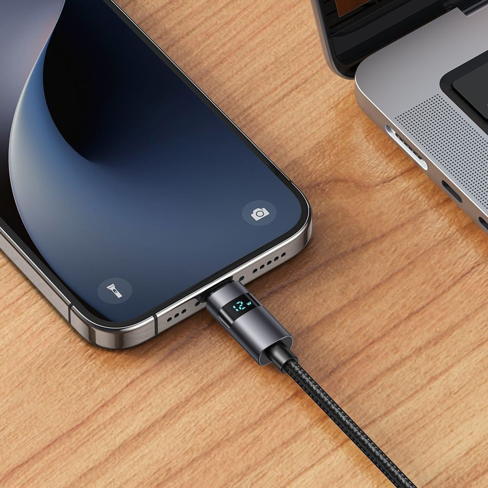 Kabl za Podatke i Punjenje USB-A - Lightning McDodo CA-6490 Display, 18W, 1.2m, Crni