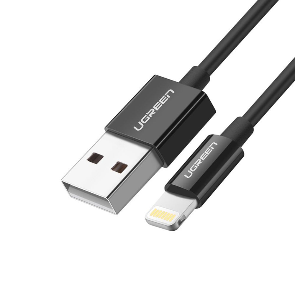 Kabl za Prenos Podataka i Punjenje USB-A - Lightning UGREEN 80823, 18W, 2m, Crni
