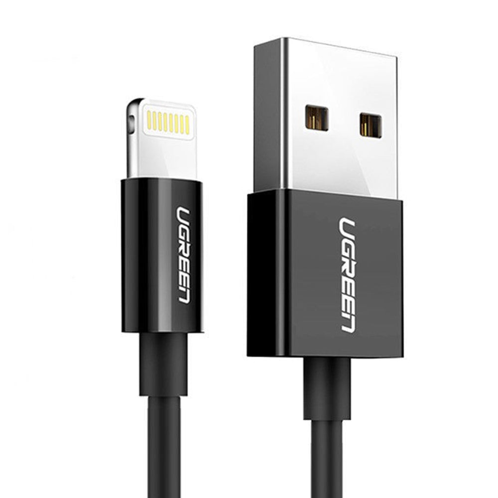 Kabl za Prenos Podataka i Punjenje USB-A - Lightning UGREEN 80823, 18W, 2m, Crni