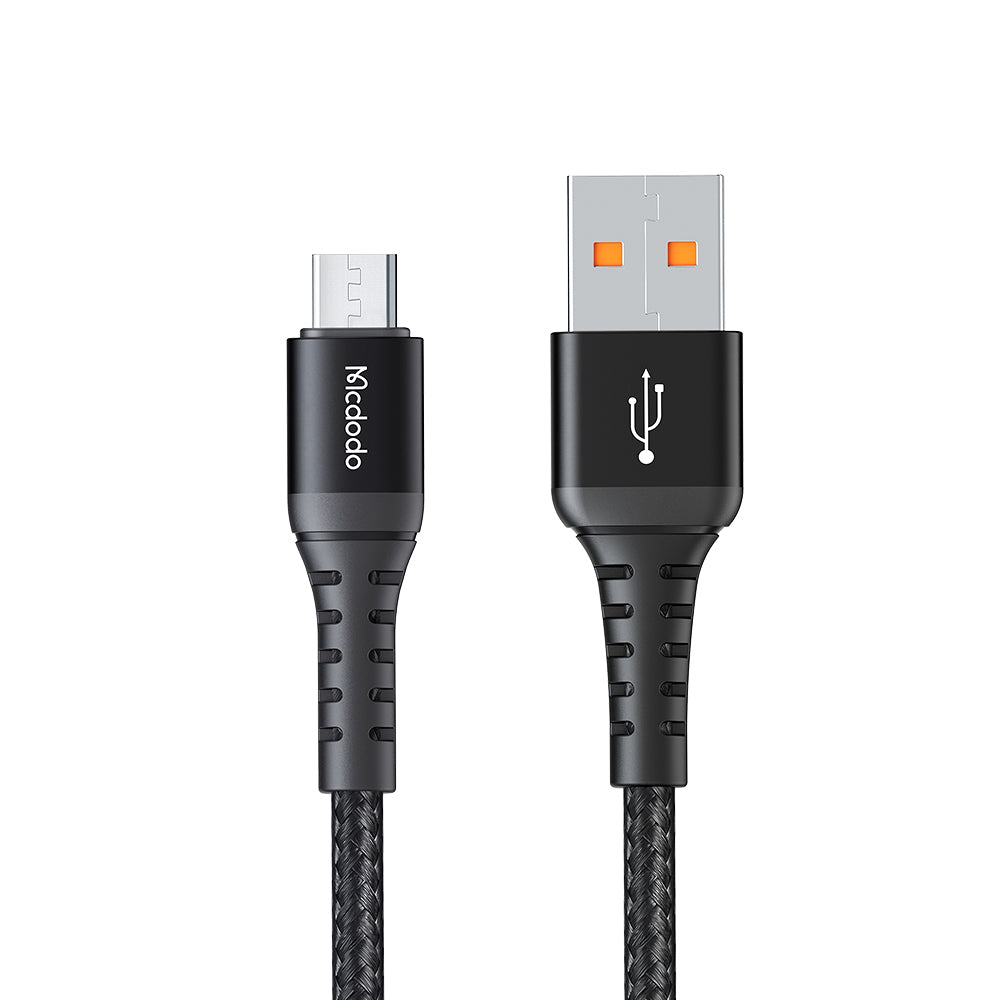 Kabl za Podatke i Punjenje USB-A - microUSB McDodo CA-2281, 18W, 1m, Crni
