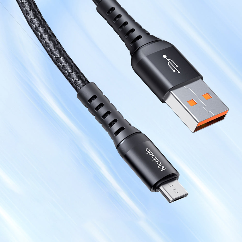 Kabl za Podatke i Punjenje USB-A - microUSB McDodo CA-2281, 18W, 1m, Crni