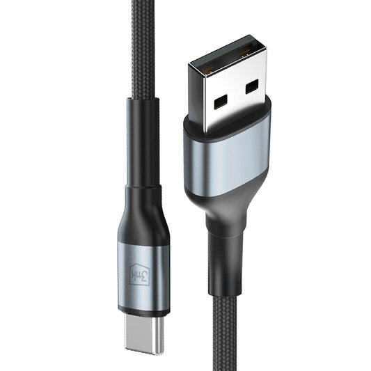 Kabl za podatke i punjenje USB-A - USB-C 3MK Hyper N 18, 18W, 1m, Crni