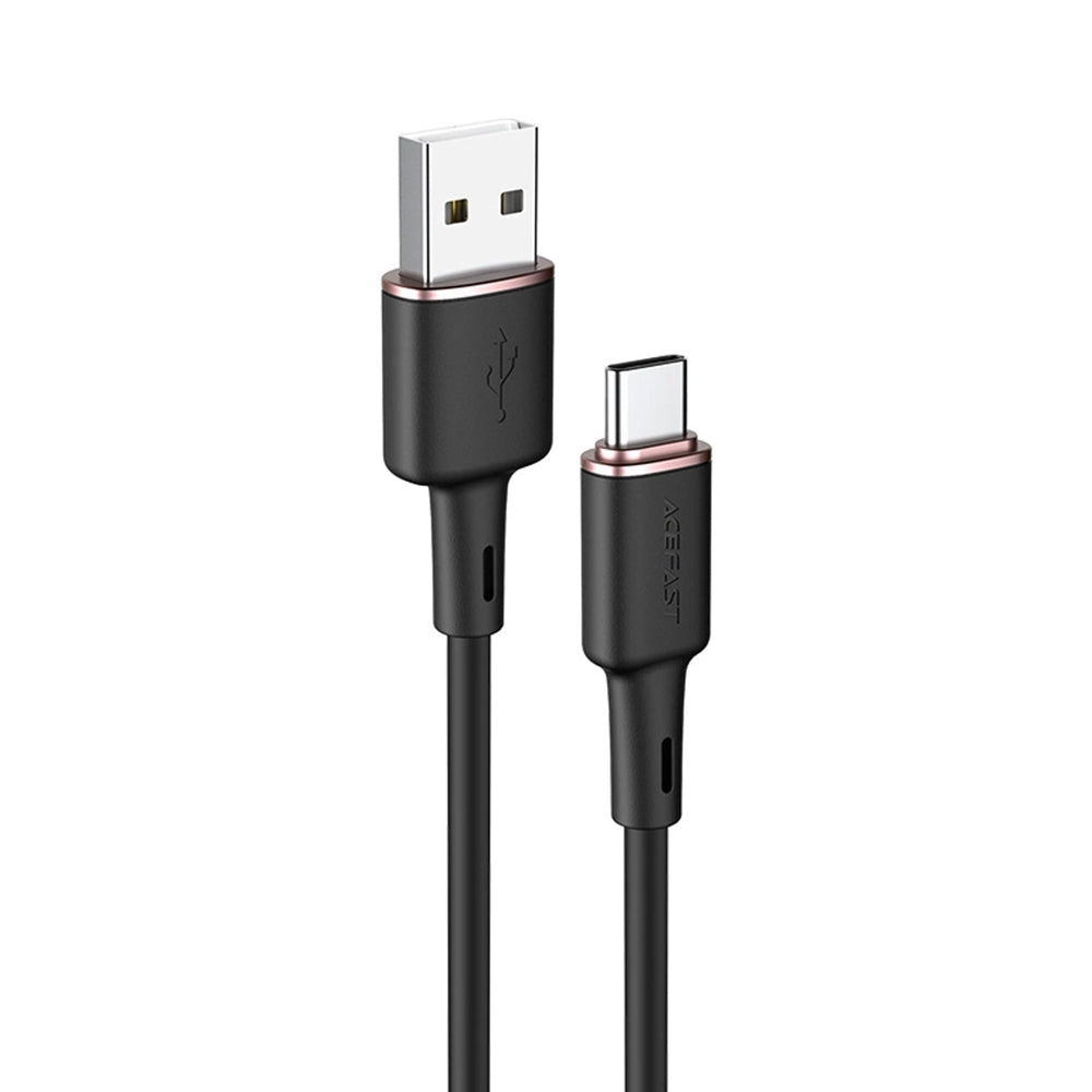 Kabl za Prenos Podataka i Punjenje USB-A - USB-C Acefast C2-04, 18W, 1.2m, Crni