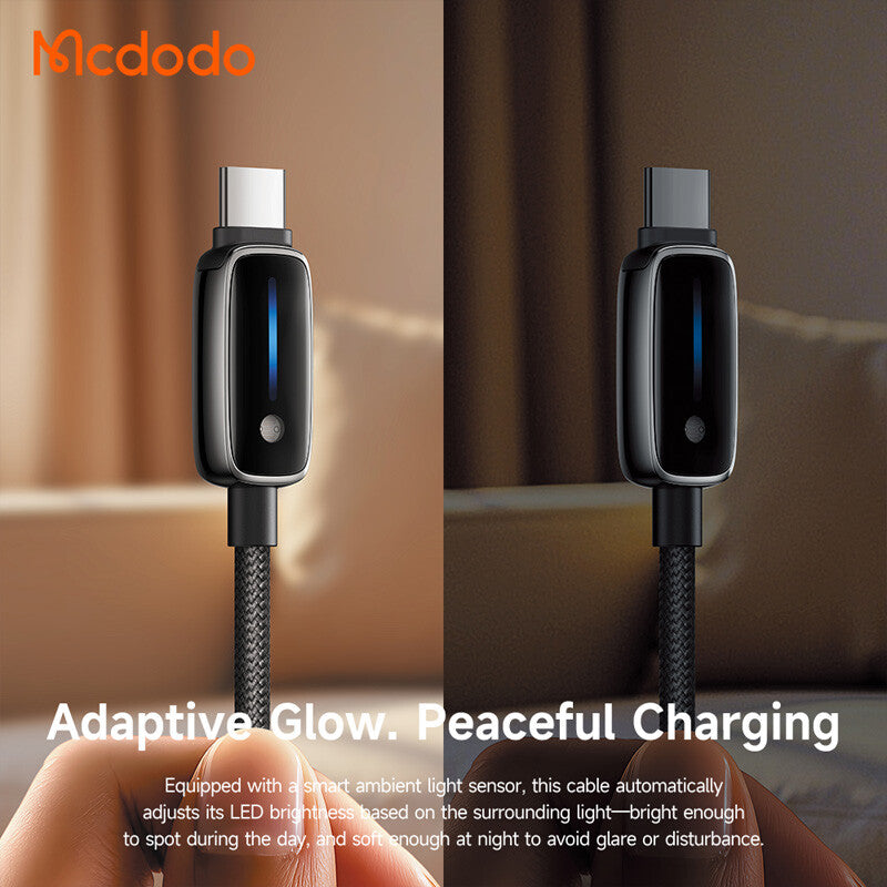 Kabl za prenos podataka i punjenje USB-A - USB-C McDodo CA-0020, 66W, 1.2m, Crni