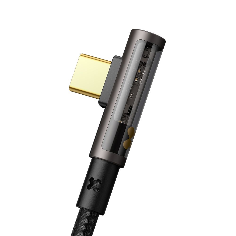 Kabl za prenos podataka i punjenje USB-A - USB-C McDodo CA-3380 Angled, 100W, 1.2m, Crni