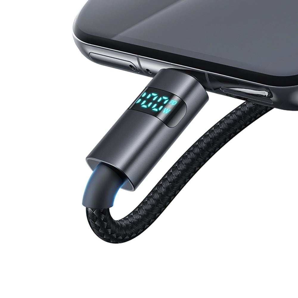 Kabl za Podatke i Punjenje USB-A - USB-C McDodo CA-6520 Display, 100W, 1.2m, Crni