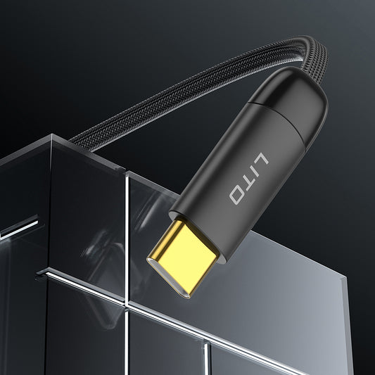 Kabl za Podatke i Punjenje USB-C - Lightning Lito LD11CL, 30W, 1m, Crni