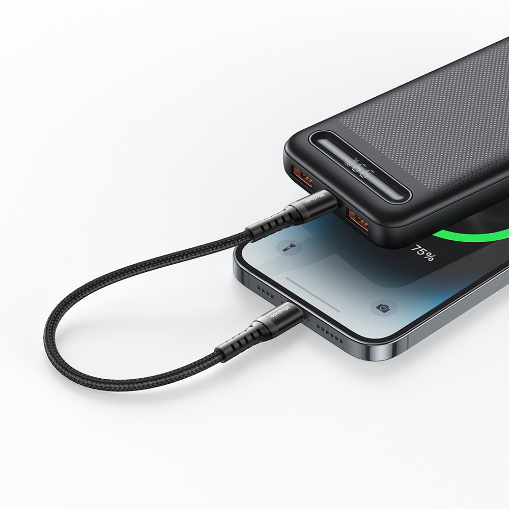 Kabl za podatke i punjenje USB-C - Lightning McDodo CA-5631, 36W, 1m, Crni