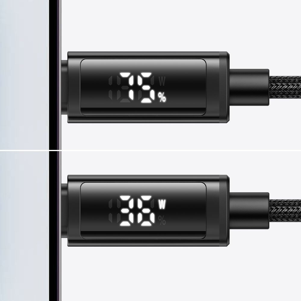 Kabl za podatke i punjenje USB-C - Lightning McDodo CA-7990 Display, 36W, 1.2m, Crni