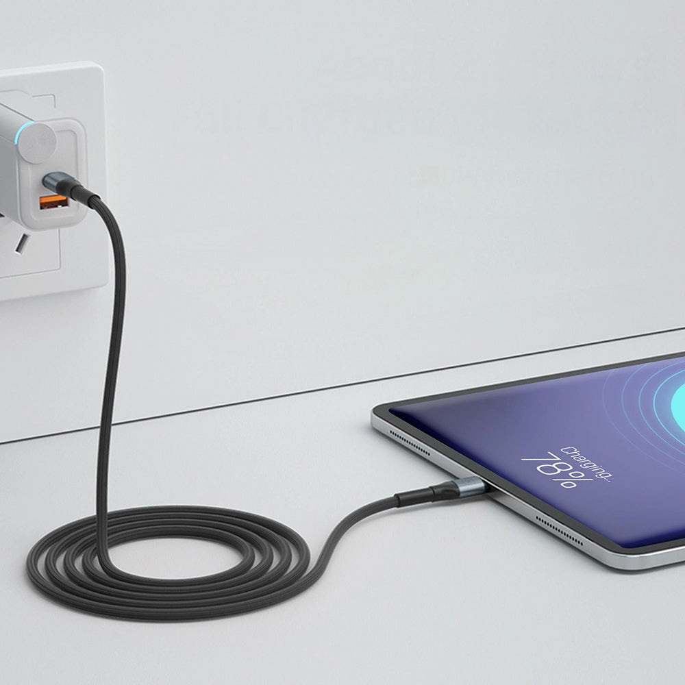 USB-C - USB-C kabl za prenos podataka i punjenje 3MK Hyper N, 240W, 2m, Crni