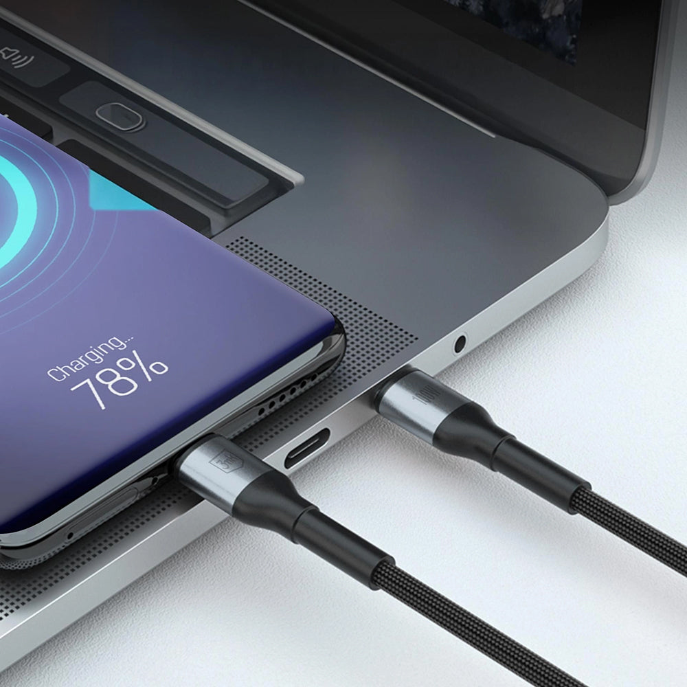 Kabl za prenos podataka i punjenje USB-C - USB-C 3MK Hyper N, 100W, 2m, Crni