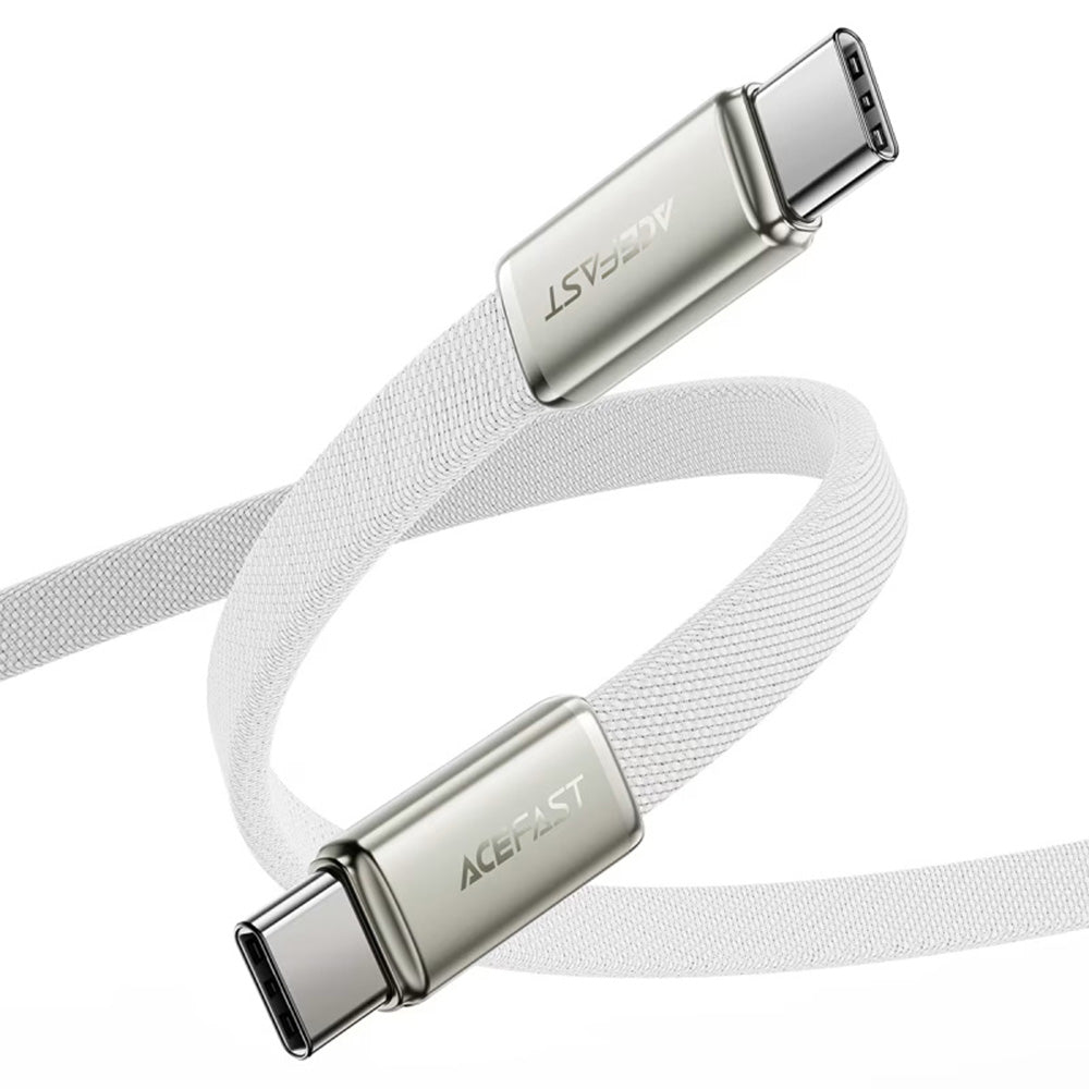 Kabl za podatke i punjenje USB-C - USB-C Acefast C24-03, 60W, 1.2m, Beli