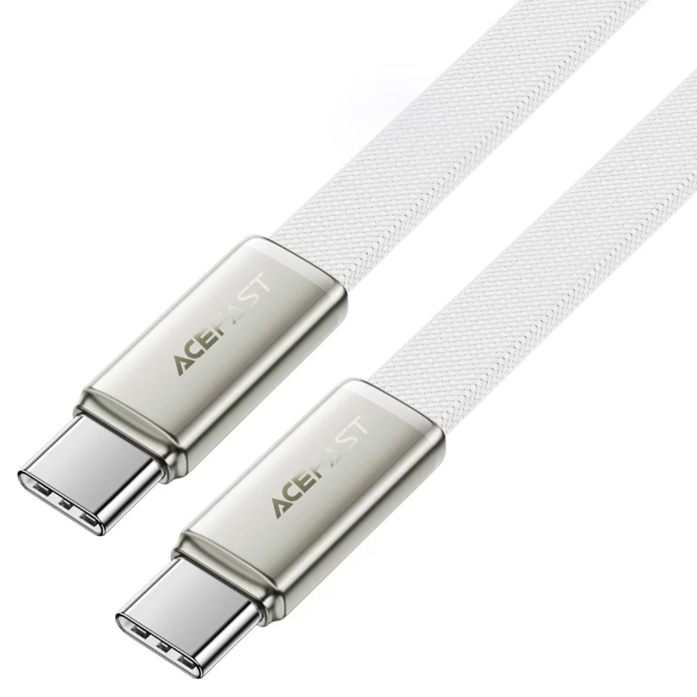Kabl za podatke i punjenje USB-C - USB-C Acefast C24-03, 60W, 1.2m, Beli