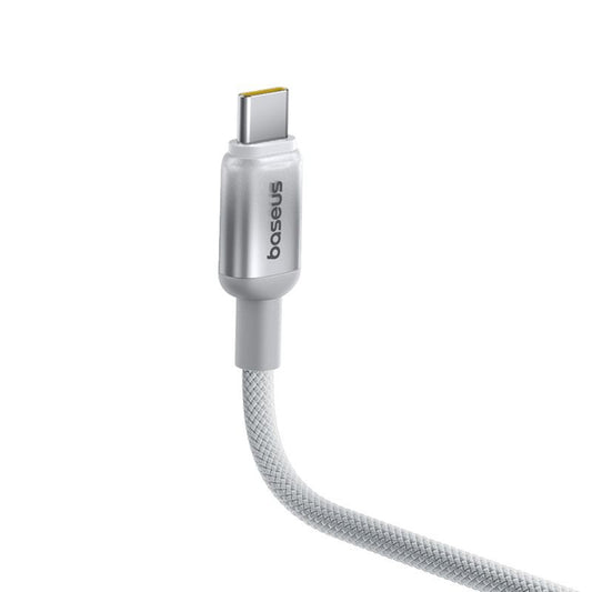 Kabl za Prenos Podataka i Punjenje USB-C - USB-C Baseus Discolor, 100W, 1m, Srebrni E0420701