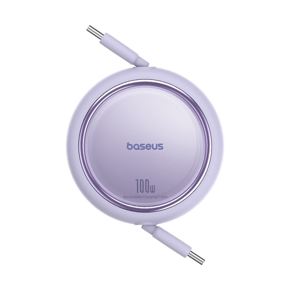 Kabl za podatke i punjenje USB-C - USB-C Baseus Free2Draw Mini Retractable, 100W, 1m, Ljubičasti P10364500511-00
