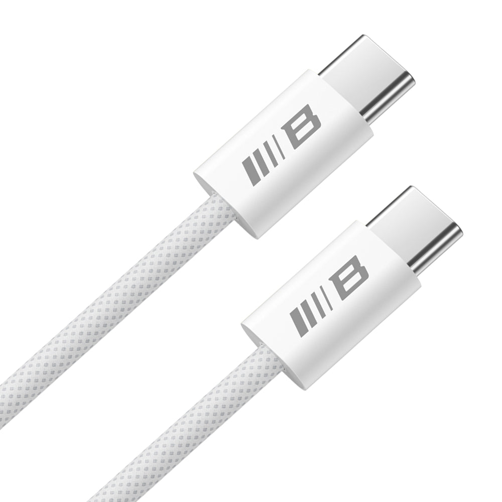 Kabl za prenos podataka i punjenje USB-C - USB-C Blueo, 100W, 1.2m, Beli