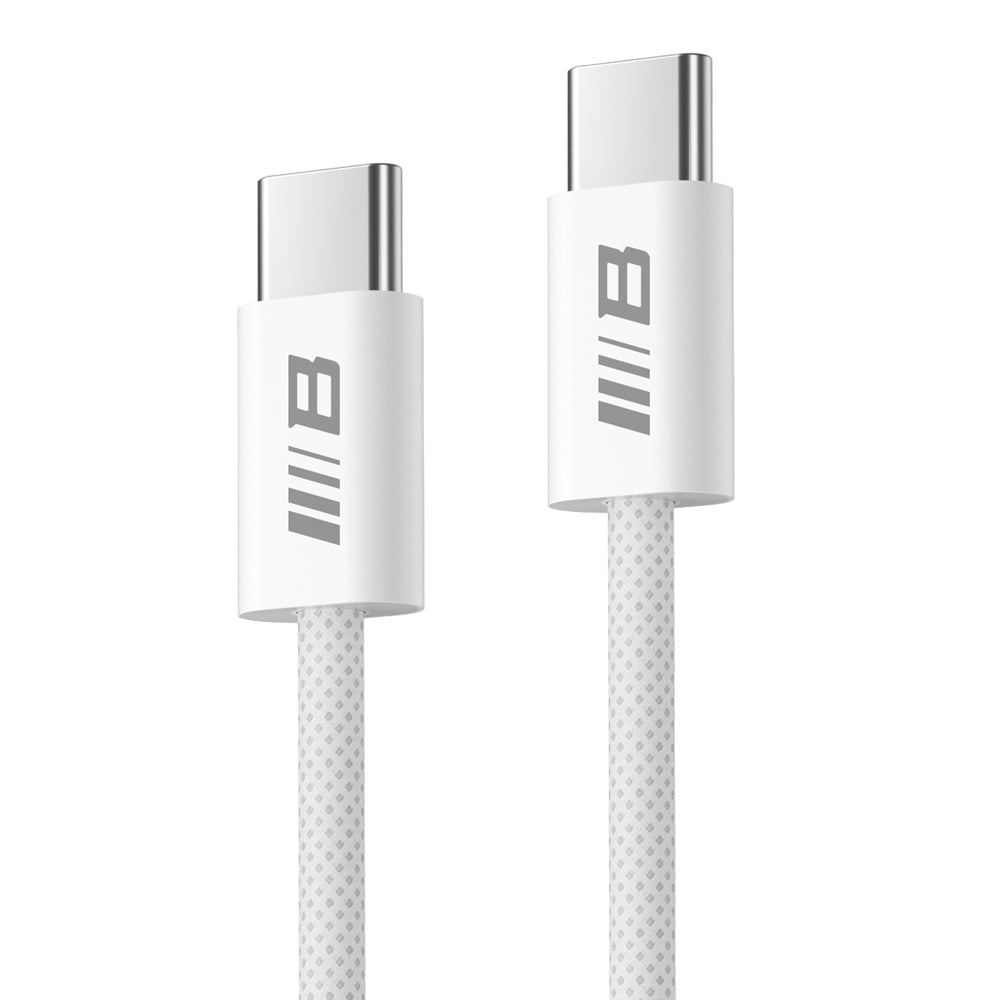 Kabl za prenos podataka i punjenje USB-C - USB-C Blueo, 100W, 1.2m, Beli